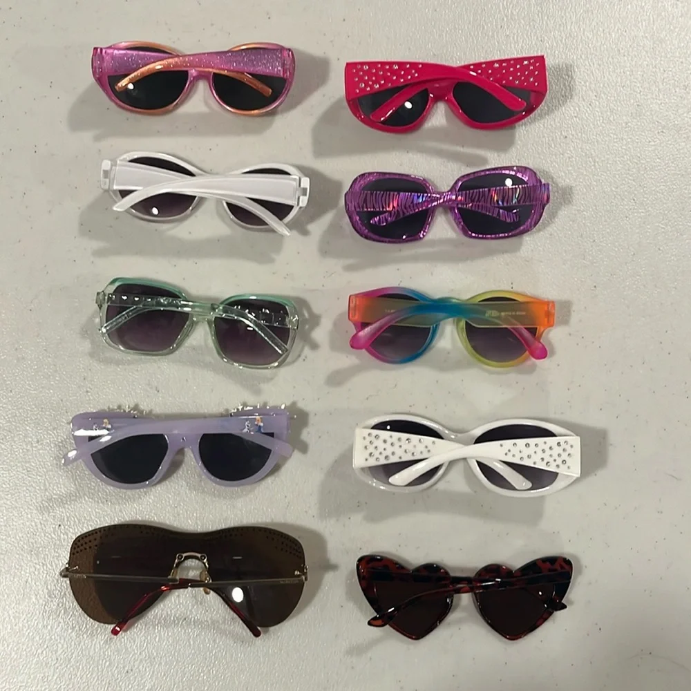 10 Pairs Girls Sunglasses